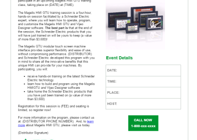 Magelis HMI GTU Quick Start Email Campaign
